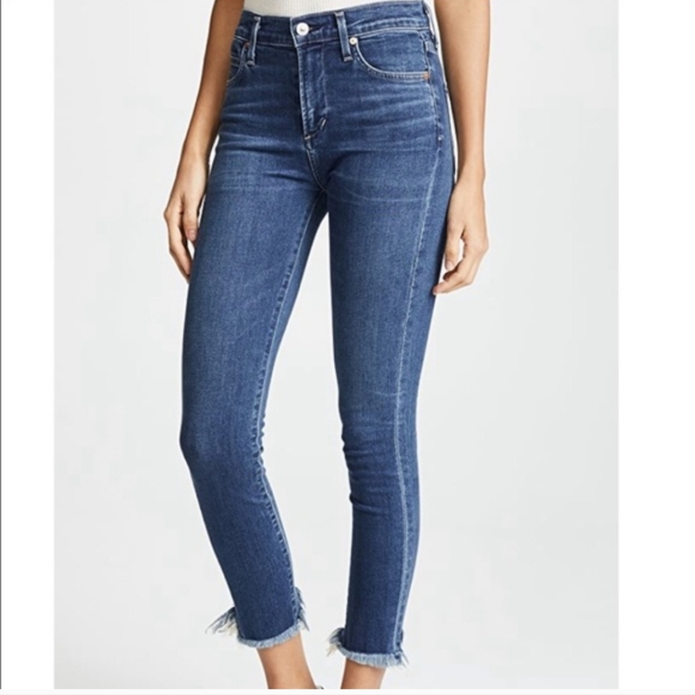 Citizen of Humanity Rocket Crop High Rise Skinny Jeans Size 24